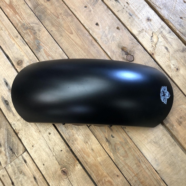 Indian Scout Bobber / Rogue / Super Scout Front Mudguard in Onyx Black Smoke